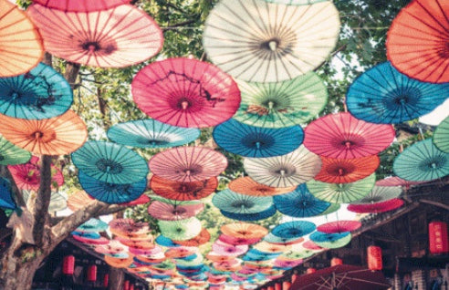 Puzzle Moment: Umbrellas 200pc