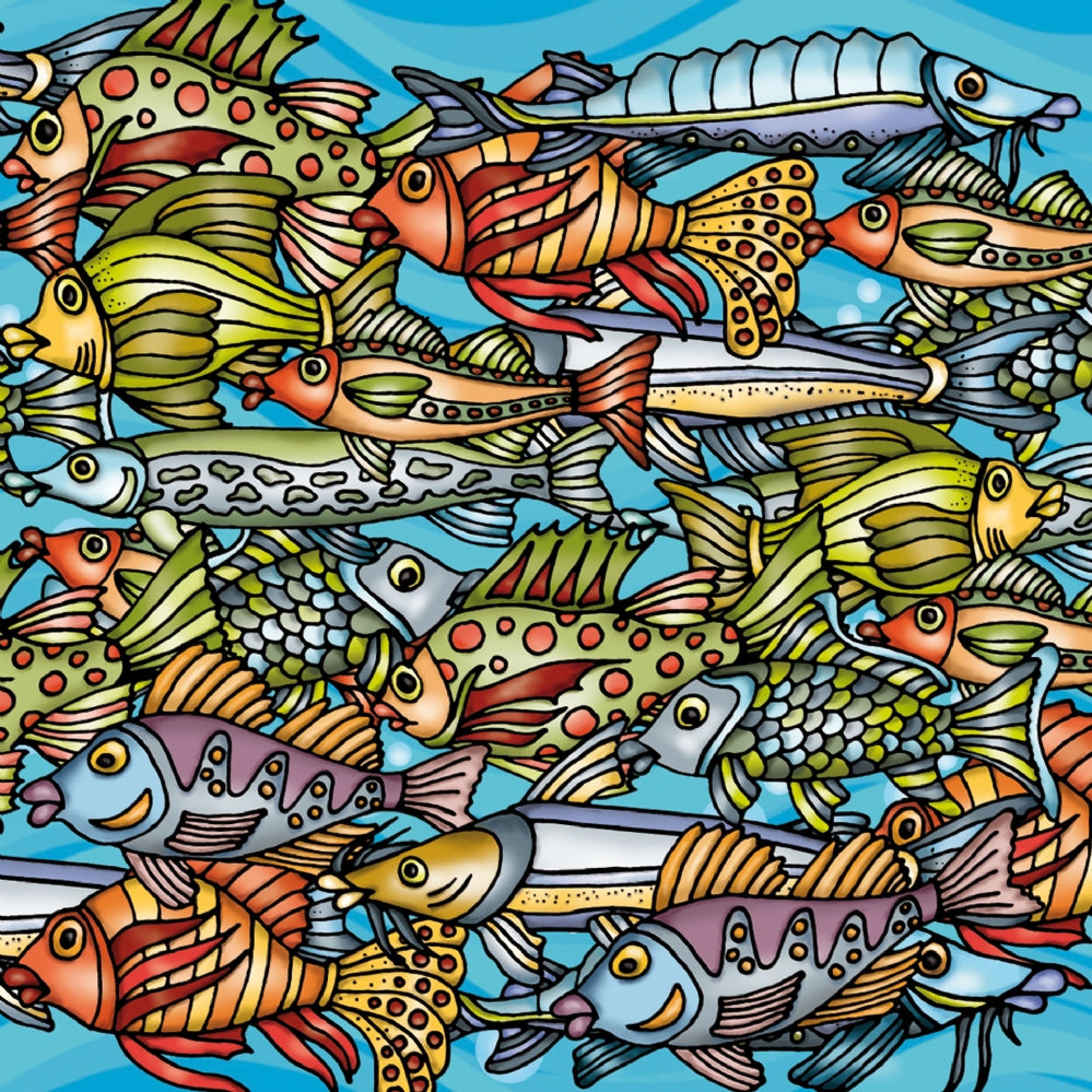 Q-Puzzle: Colour Fish 72pc (Q8-1 )
