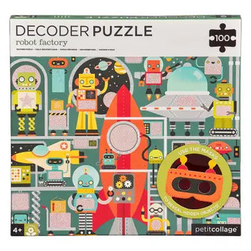 Robot Factory Decoder Puzzle 100pc