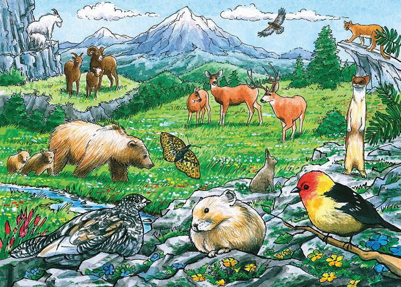 Rocky Mountain Wildlife (Tray) 35pc