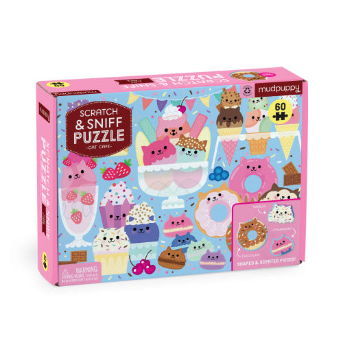 Cat Cafe Scratch & Sniff 60pc