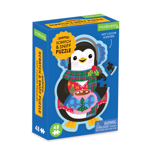 Hot Cocoa Penguin Scratch & Sniff Mini 48pc