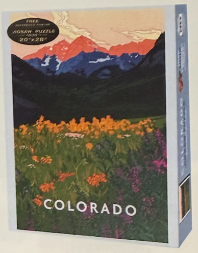 Colorado Maroon Bells Topographic 1000pc