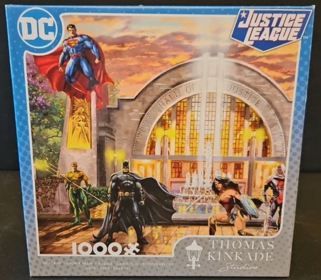 Thomas Kinkade DC Comics: Hall of Justice 1000pc