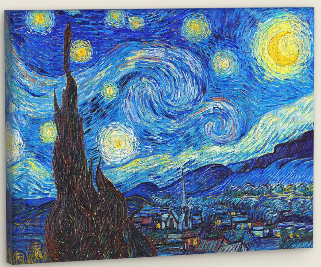 3D Puzzle Canvas Art: The Starry Night 366pc