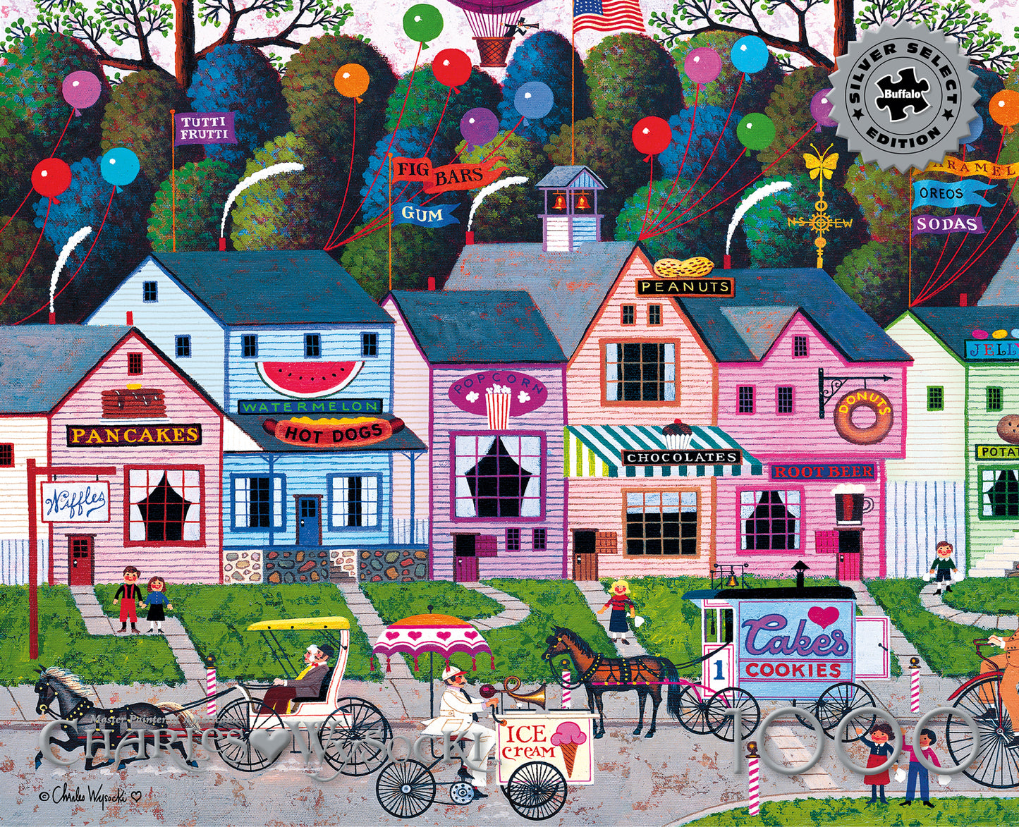 Charles Wysocki Confection Street Silver Edition 1000pc