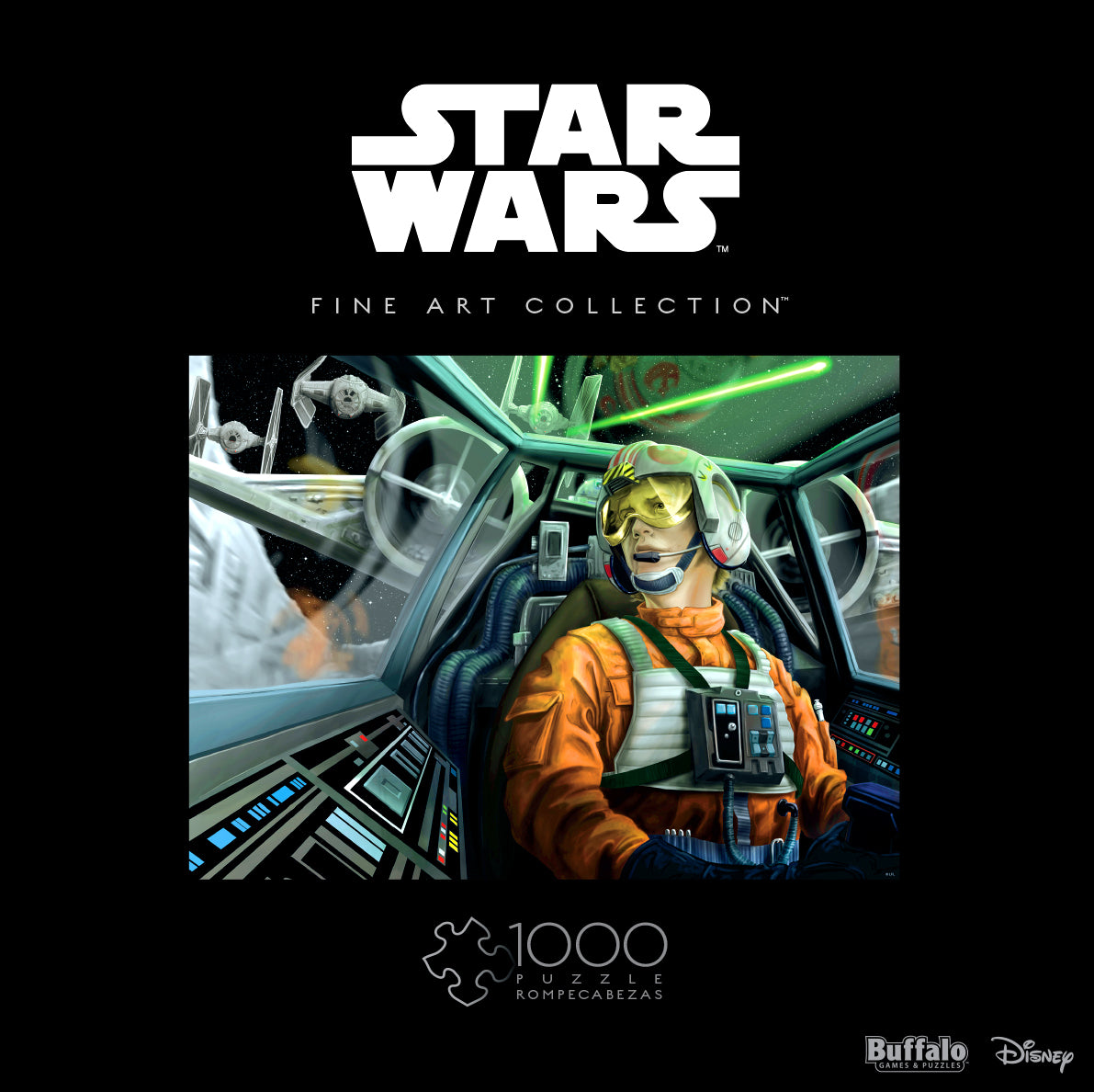 Star Wars Fine Art - Baptism By Fire 1000pc