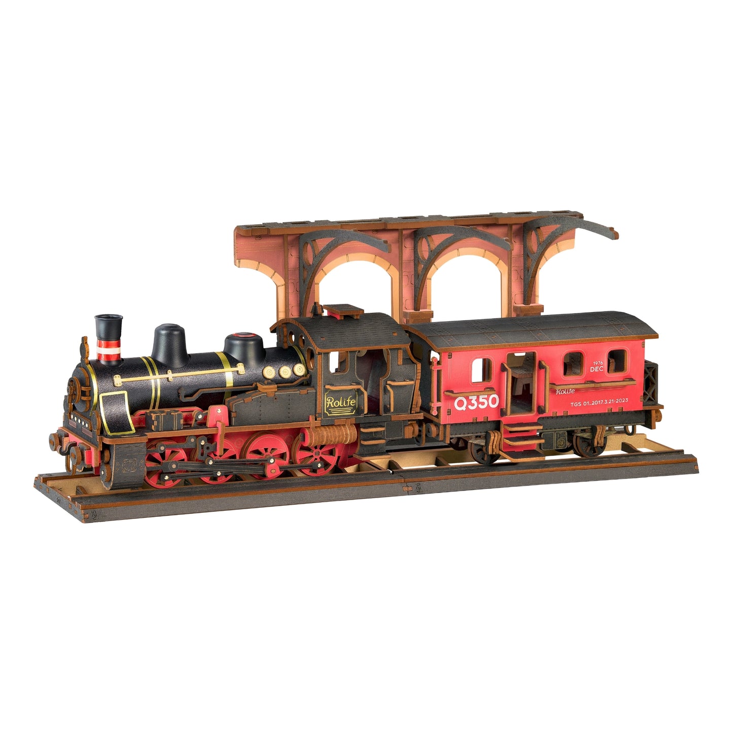 3D Wooden Model: Steam Journey