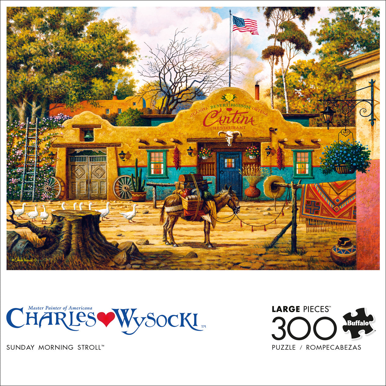 Charles Wysocki Sunday Morning Stroll 300pc