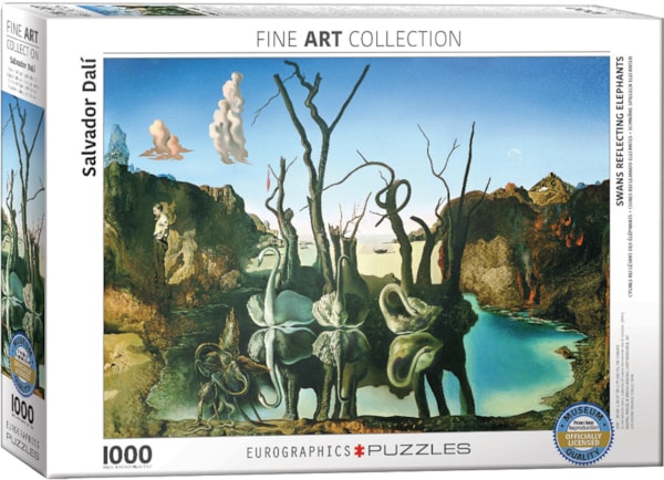 Swans Reflecting Elephants (Dali) 1000pc