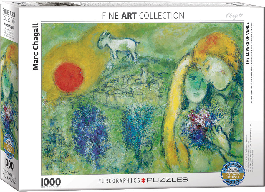 The Lovers of Vence (Chagall) 1000pc