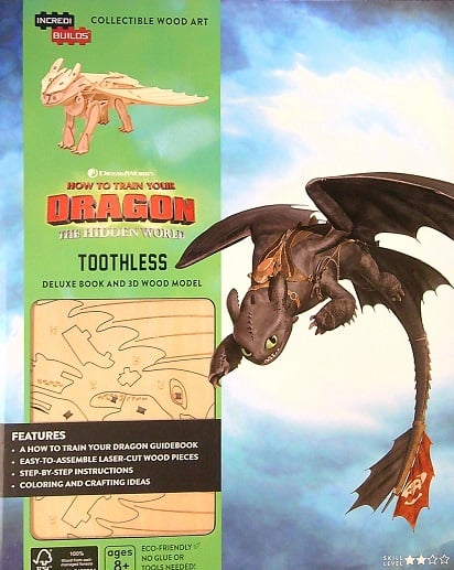 Toothless How to Train Your Dragon Book & 3D Model