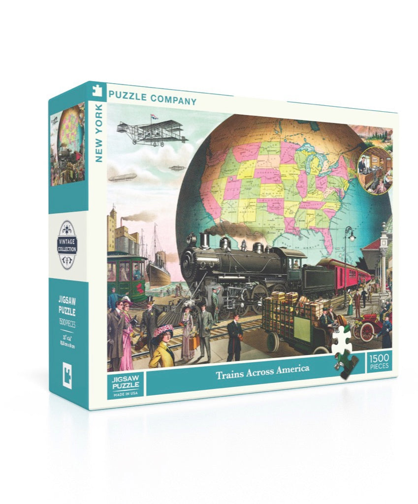 Trains Across America 1500pc