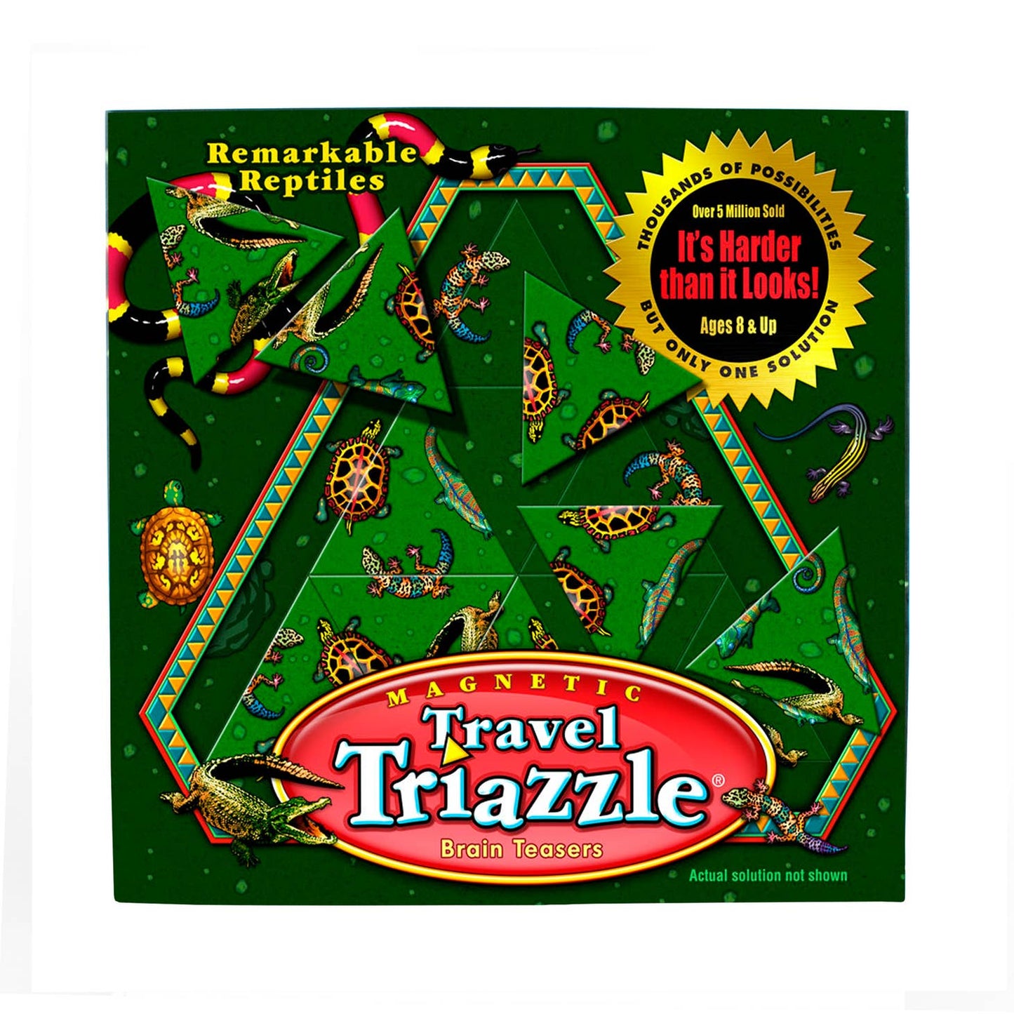 Travel Triazzle - Remarkable Reptiles