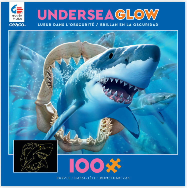 Undersea Glow - Great White Delight 100pc