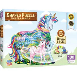 Unicorn Family Shaped 100pc
