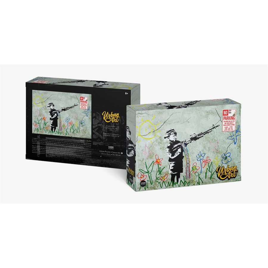 Urban Art Graffiti: Banksy Crayola Shooter 1000pc