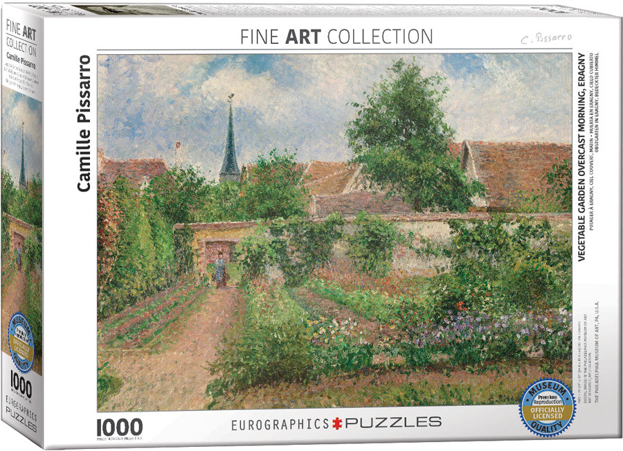 Vegetable Garden Overcast Morning Eragny (Pissaro)1000pc