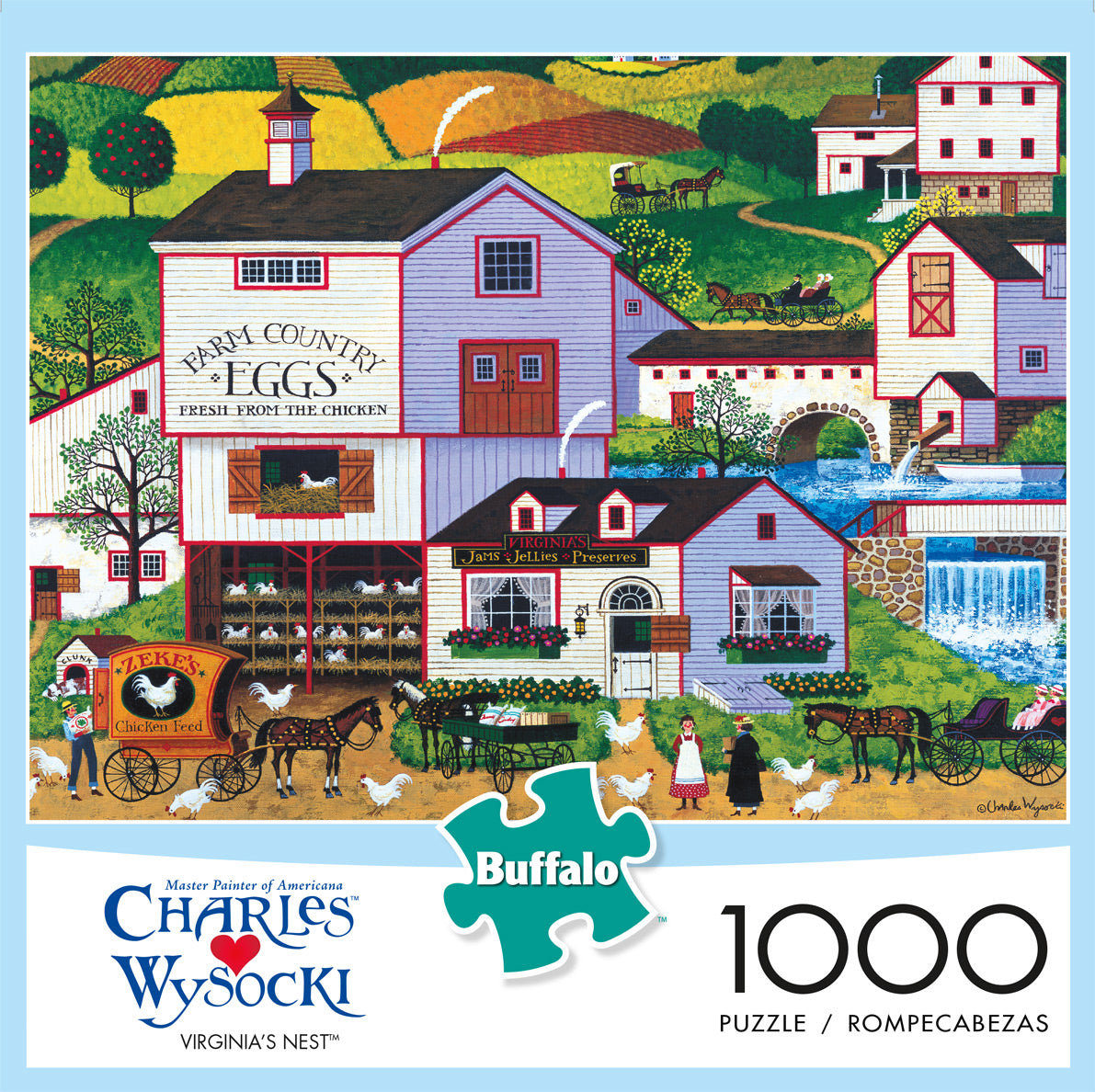 Charles Wysocki Virginia's Nest 1000pc