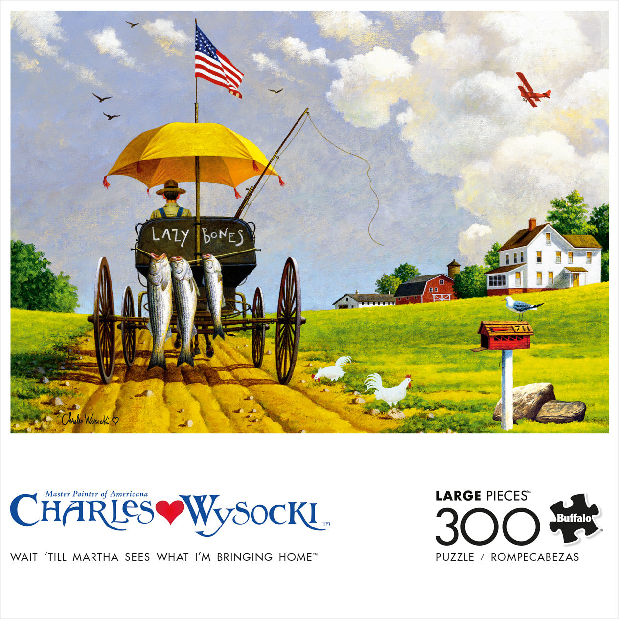 Charles Wysocki Wait 'Til Martha Sees What I'm Bringing Home 300pc