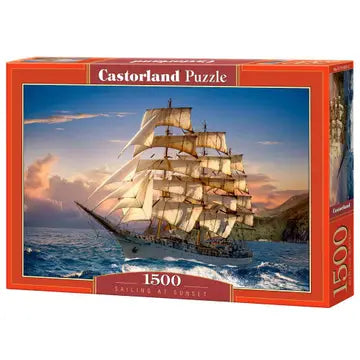 Sailing at Sunset 1500pc