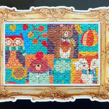 Magnetic Fridge Frame 4x6 for Micro Tube Puzzle 150pcs