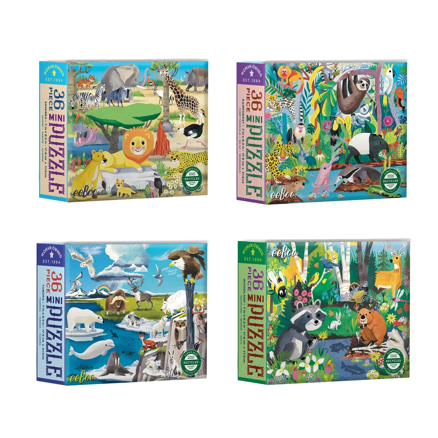 Wild Habitats Mini Puzzle - Savanna 36pc