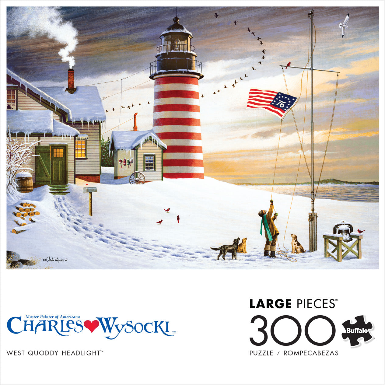 Charles Wysocki West Quoddy Headlight 300pc