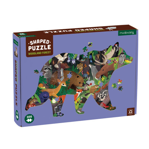 Woodland Forest Shaped Puzzle 300pc