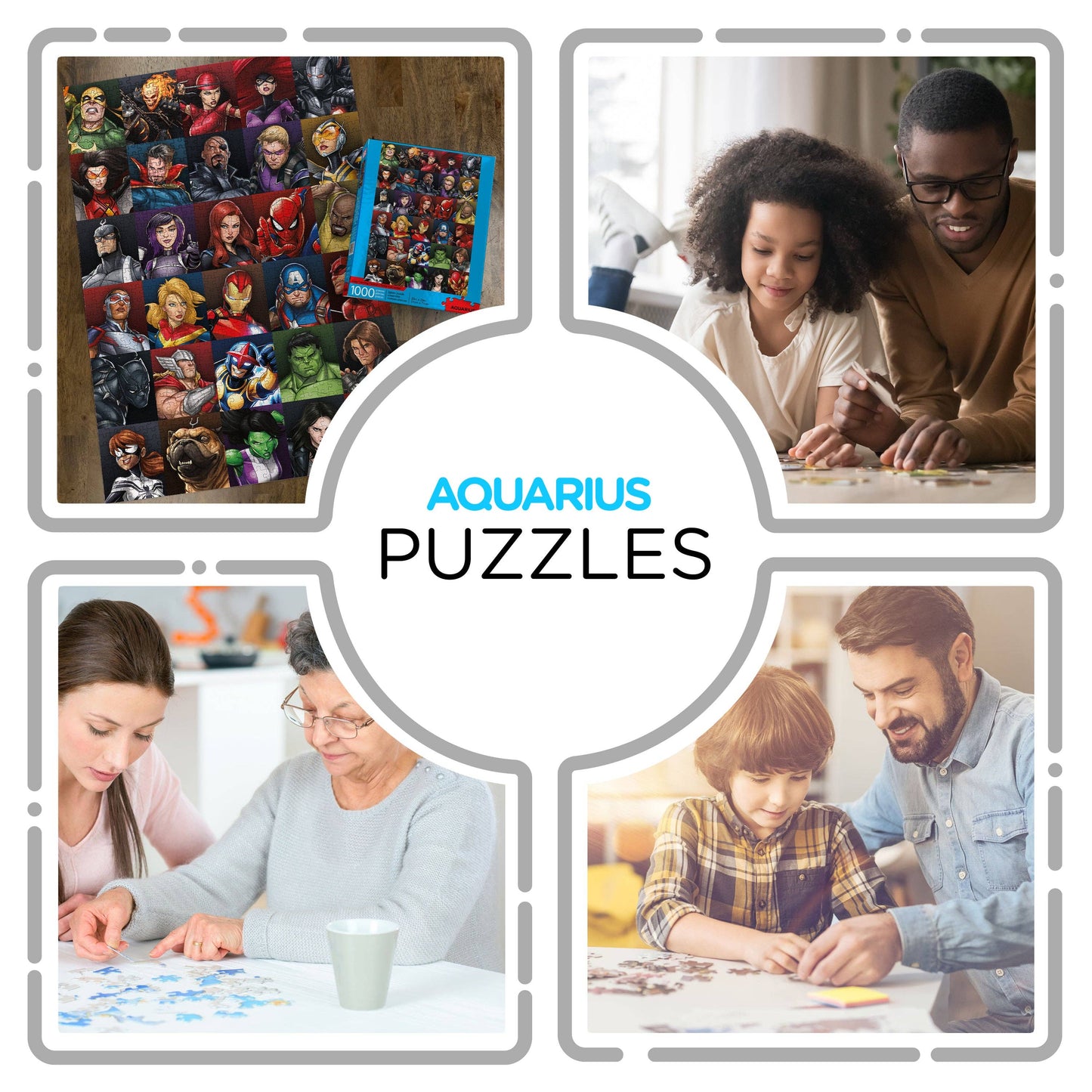 Marvel Heroes Collage 1000pc