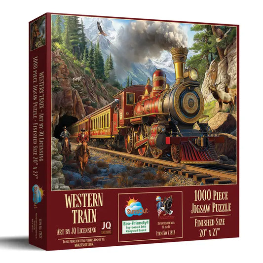 Western Train 1000pc