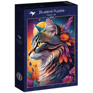 Floral Cat 500pc