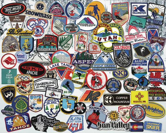 Ski Patches by Steve Smith 1000pc