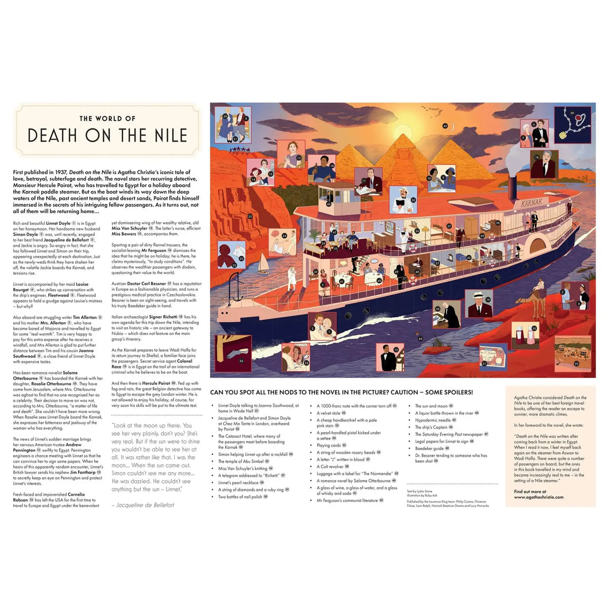 The World of Agatha Christie Death on the Nile 1000pc