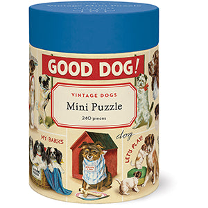 Vintage Dogs Mini Puzzle 240pc