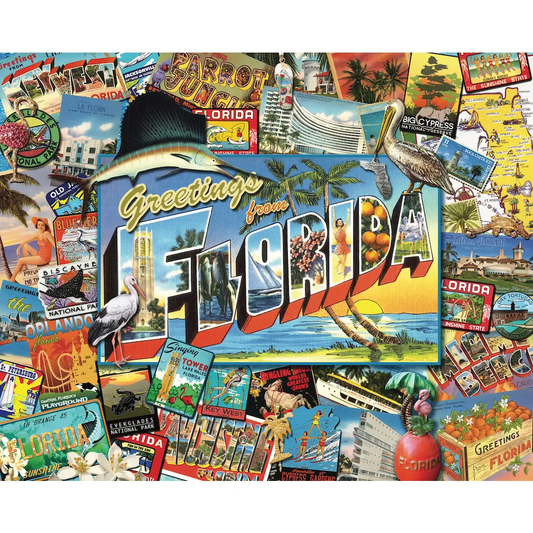 Greetings from Florida By Kate Ward Thacker 1000pc