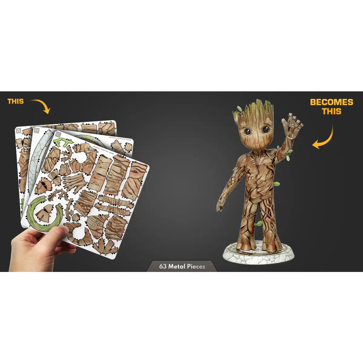 Metal Earth Groot