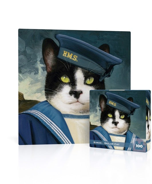 Simon - Sailor Cat by Bill Mayer Mini 100pc