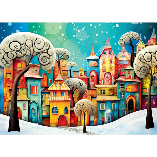 Whimsical Town - Winter Whimsy 500pc