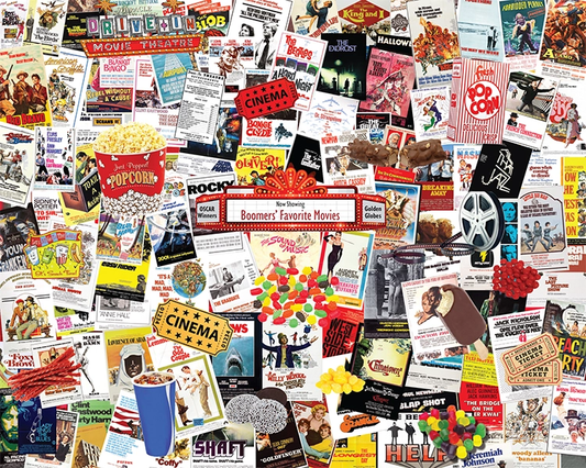 Boomers' Favorite Movies By Steve Smith 1000pc