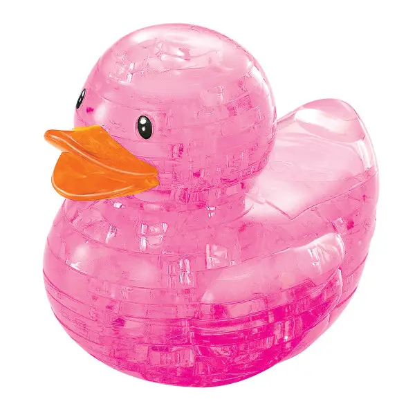 Crystal Puzzle - Pink Rubber Duck