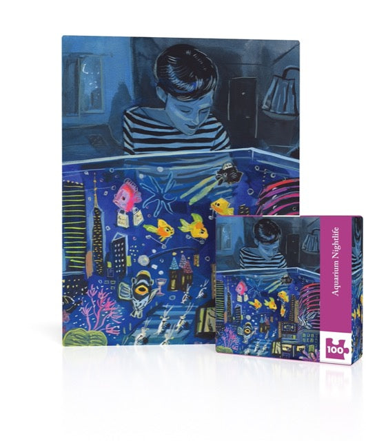 Aquarium Nightlife by Jenny Kroik Mini 100pc