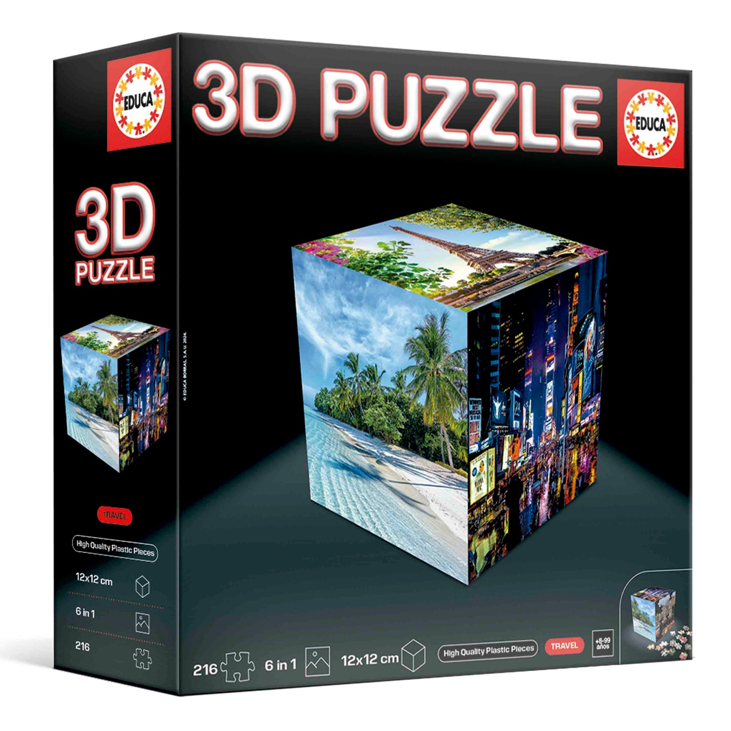 Puzzle Cube - Travel 216pc