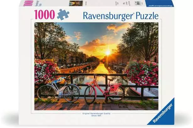 Bicycles in Amsterdam 1000pc