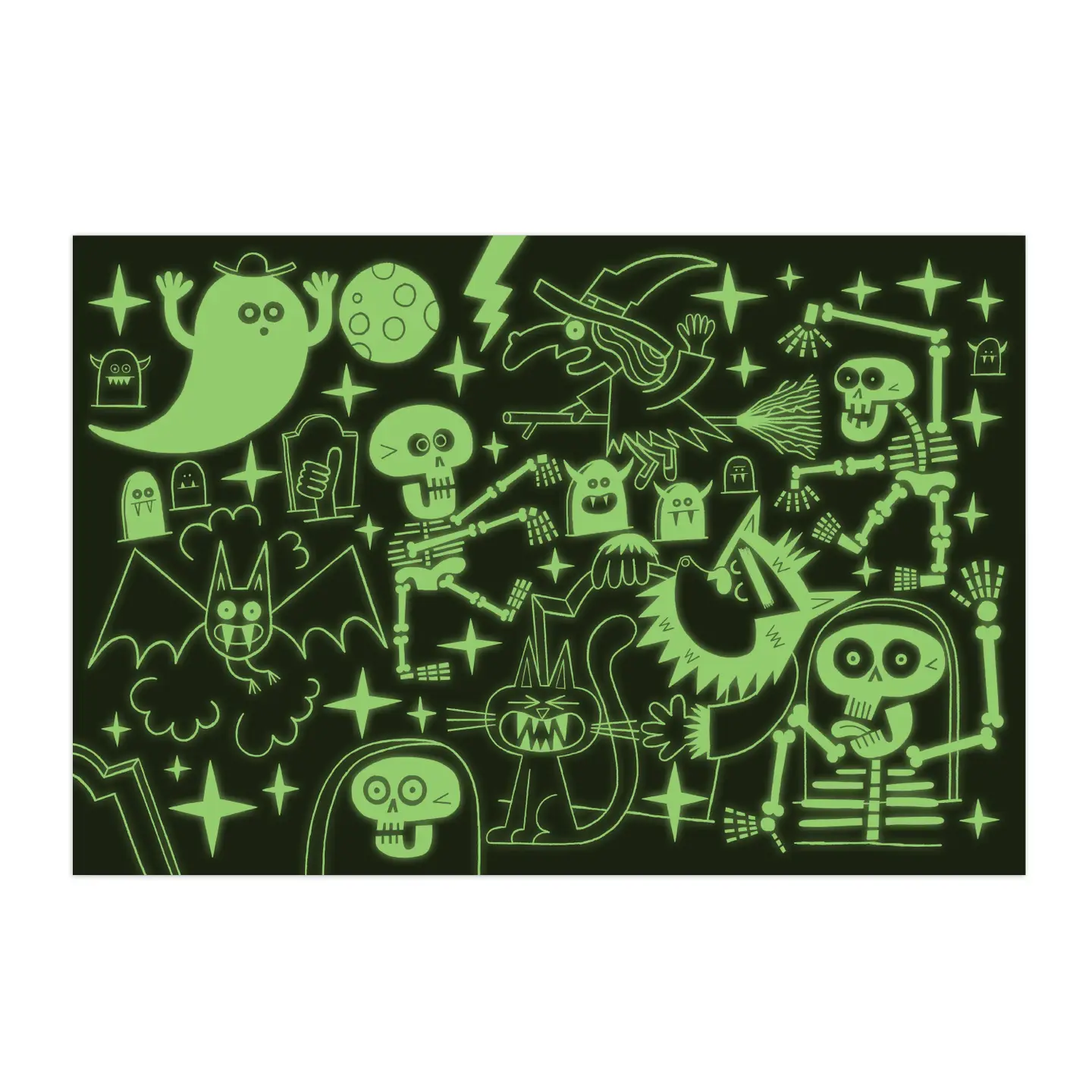 Haunted Graveyard Glow in the Dark 100pc