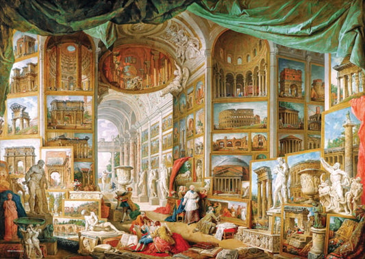 Gallery of Views of Ancient Rome (Panini) 1000pc