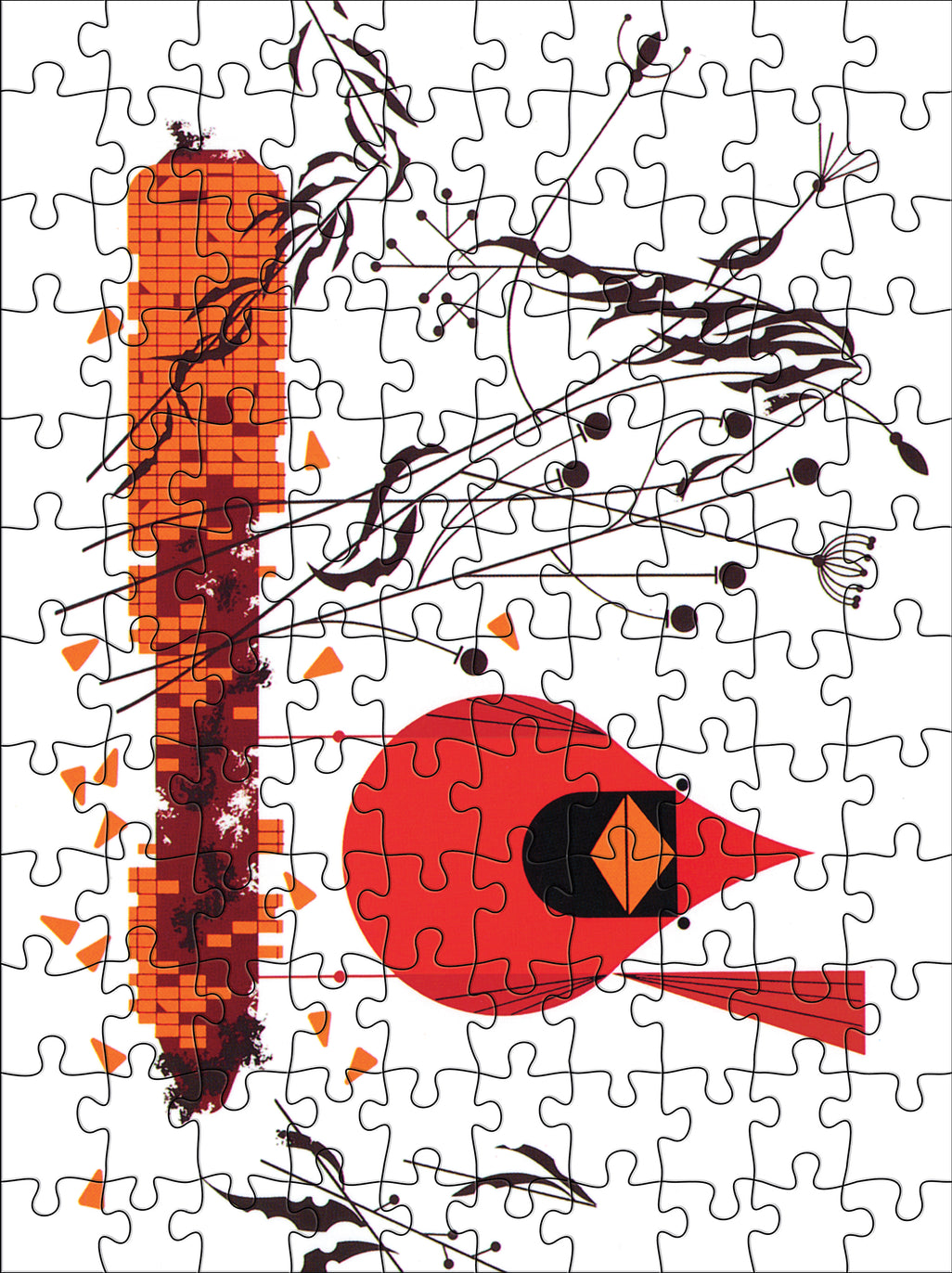 Charley Harper Double-Sided Jigsaw Puzzle Set 2x120pc