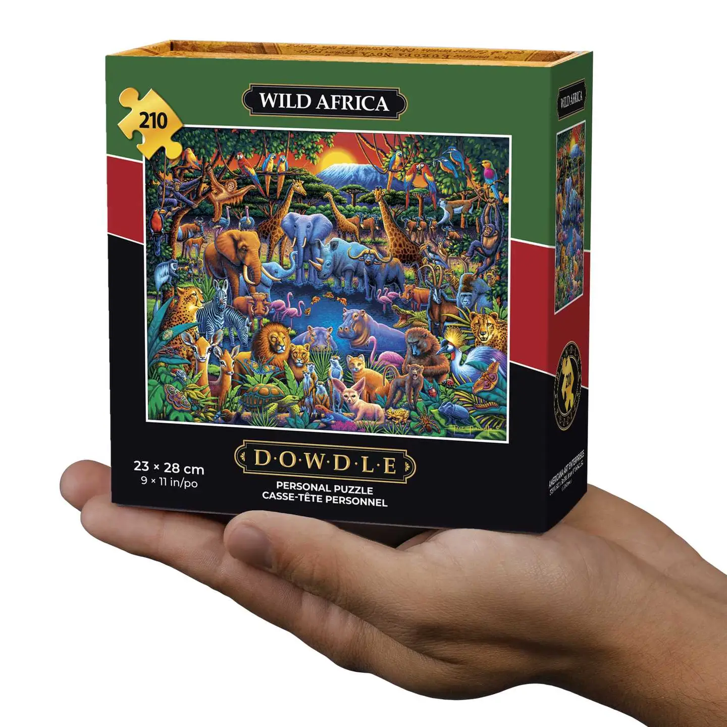 Dowdle: Wild Africa Personal Puzzle 210pc