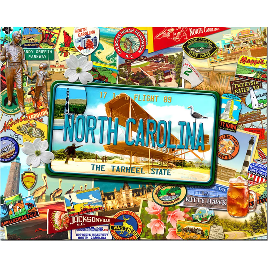 North Carolina By Kate Ward Thacker 1000pc