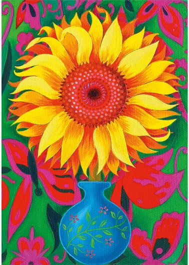 Bright Blooms Mini - Sunflower 80pc